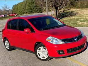 Red 2011 Nissan Versa