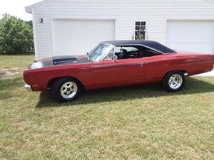 Red 1969 Plymouth Road Runner