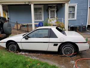 White 1984 Pontiac Fiero