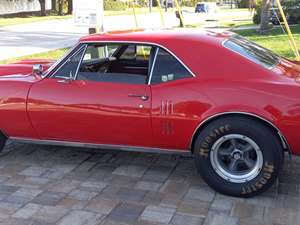 1967 Pontiac Firebird with Red Exterior