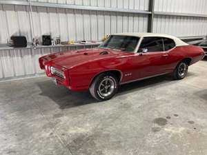 Red 1969 Pontiac GTO