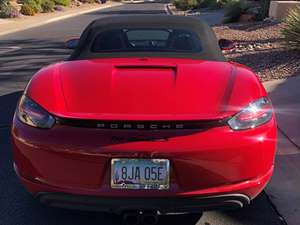 Red 2017 Porsche 718 Boxster S Convertible