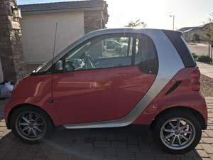 Red 2009 Smart fortwo