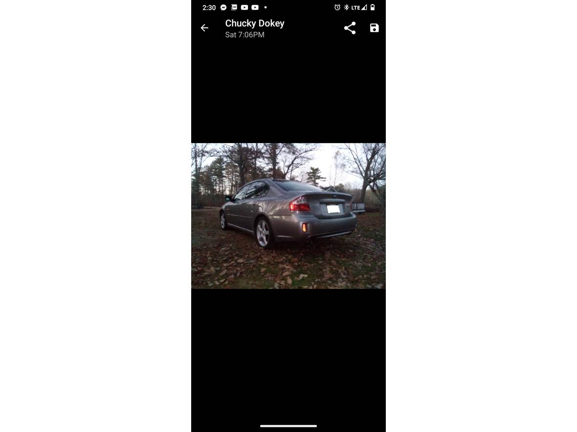 2007 Subaru Legacy for sale by owner in Barrington