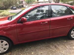 Red 2007 Suzuki Forenza
