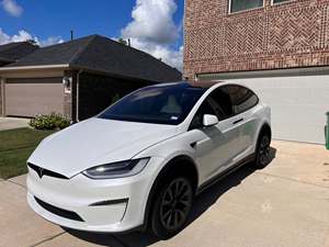 White 2022 Tesla Model X Plaid