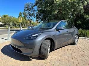 Gray 2022 Tesla Model Y