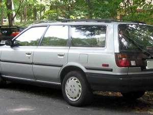 Silver 1987 Toyota Camry LE Wagon 5 Spd Manual