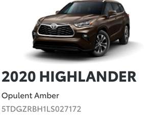 Other 2020 Toyota Highlander 