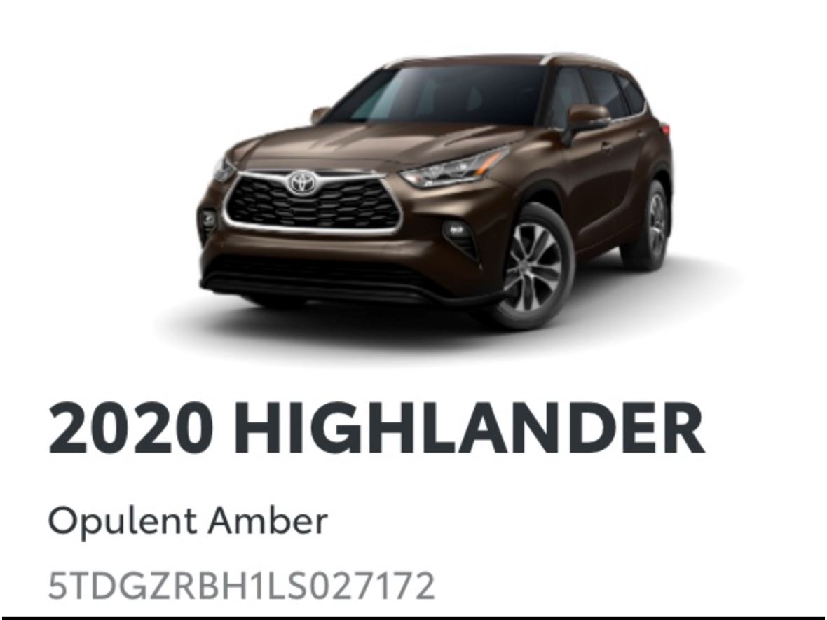 2020 Toyota Highlander Sale by Owner in Statesville, NC 28625