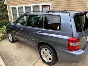 Blue 2007 Toyota Highlander