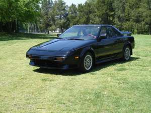 Black 1989 Toyota MR2