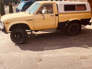 Yellow 1980 Toyota Pickup