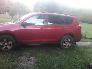 Red 2007 Toyota Rav4