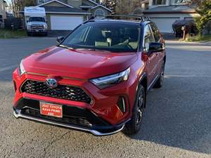 Red 2022 Toyota RAV4 Prime