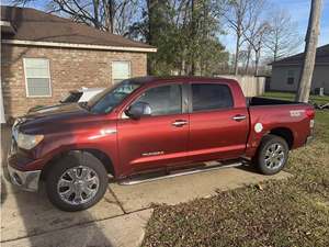 Red 2010 Toyota Tundra