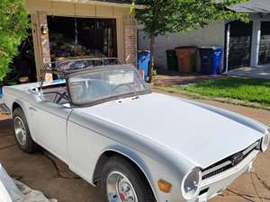 Black 1975 Triumph Tr6