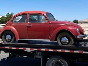 Red 1972 Volkswagen Beetle