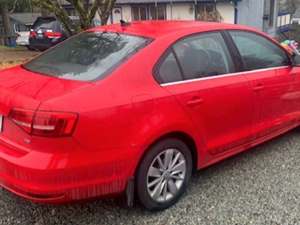 Red 2015 Volkswagen Jetta TDI