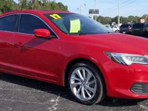 Red 2017 Acura ILX