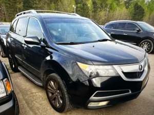 Black 2012 Acura MDX Advance