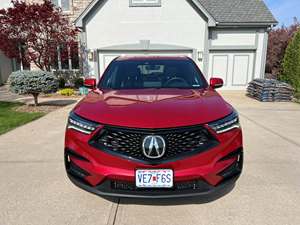 Red 2020 Acura RDX