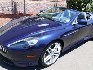 Blue 2015 Aston Martin DB9