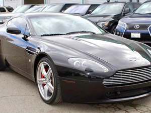Black 2009 Aston Martin V8 Vantage