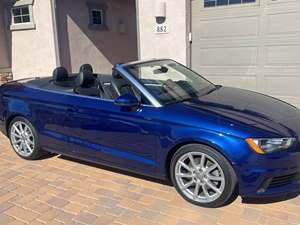 Blue 2016 Audi A3 Cabriolet