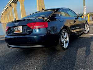 Blue 2010 Audi A5 Coupe