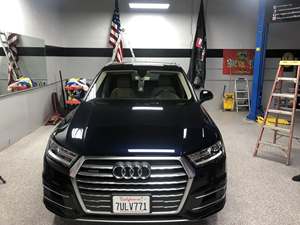 Blue 2017 Audi A7