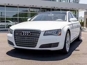 2013 Audi A8 with White Exterior