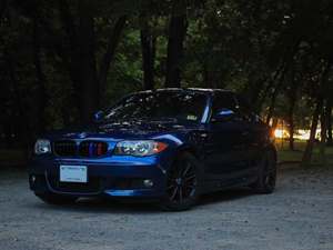 Blue 2010 BMW 1 Series