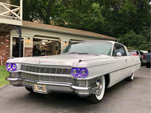 1964 Cadillac DeVille with White Exterior