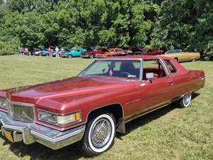 Red 1976 Cadillac DeVille