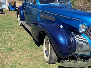 Blue 1939 Cadillac Sixty Special