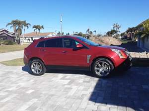 Red 2013 Cadillac SRX