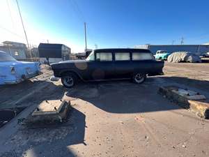 Black 1955 Chevrolet Bel Air