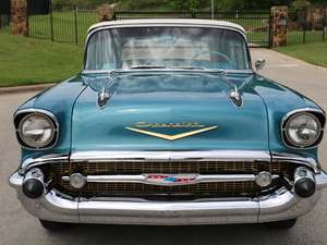 Blue 1957 Chevrolet Bel Air