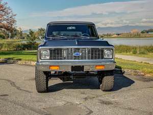 Black 1972 Chevrolet Blazer