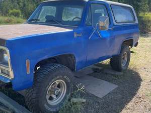 Blue 1979 Chevrolet Blazer