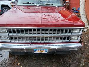Red 1981 Chevrolet C/K 10 Series