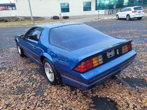 Blue 1989 Chevrolet Camaro