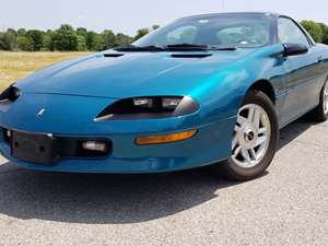 Teal 1995 Chevrolet Camaro Z-28