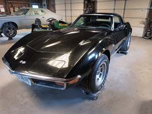 Black 1972 Chevrolet Corvette