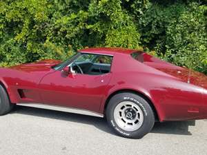 Red 1977 Chevrolet Corvette