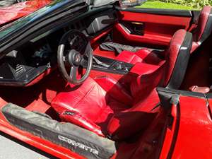 1987 Chevrolet Corvette with Red Exterior