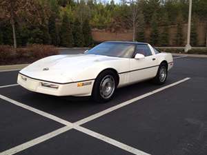 White 1987 Chevrolet Corvette