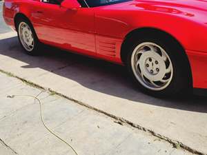 Red 1992 Chevrolet Corvette