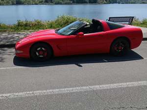 Red 2002 Chevrolet Corvette